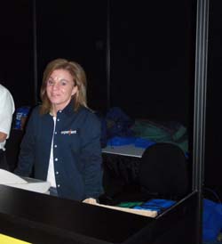 Die allernetteste Messe Hostess die ich je getroffen habe!